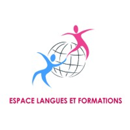Logo Espace langues et formations compiègne, elf